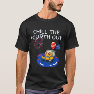 Koel de vierde patriottische cruise eend grap lol t-shirt