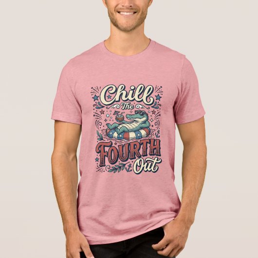Koel de vierde uit Alligator Patriottisch T-shirt (Voorkant)