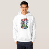 Koel de vierde uit grappige alligator zomer shirt (Voorkant volledig)