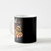 Koel de vierde uit, grappige Goldendoodle-hondlief Koffiemok (Voorkant links)