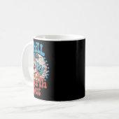 Koel de vierde uit, leuke 4 juli patriottische U Koffiemok (Voorkant links)