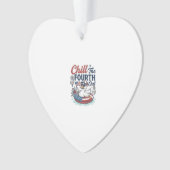 Koel de vierde uit patriottische eend vector shirt ornament (voorkant)