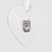 Koel de vierde uit patriottische eend vector shirt ornament (voorkant)