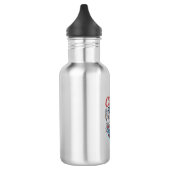 Koel de vierde uit patriottische eend vector shirt waterfles (Links)