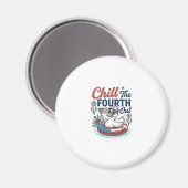 Koel De Vierde Uit Patriottische Eend Vector T-shi Magneet (Voorkant / Achterkant)
