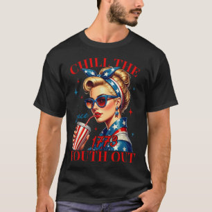 Koel de vierde uit sinds 1776 Amerikaanse vrijheid T-shirt