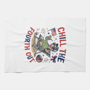 Koel De Vierde Uit Turtle Zomer Vakantie Shirt_1 Theedoek