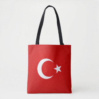 Koel de vlag van Turkije Mode Tote Bag