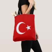 Koel de vlag van Turkije Mode Tote Bag (Dichtbij)