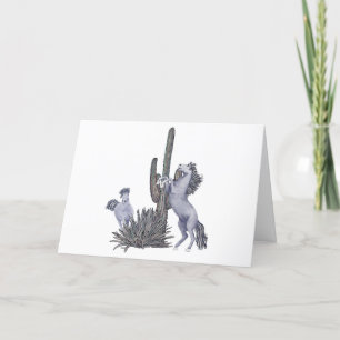 Koel de Vraag onder de Zilveren Maan Bedankkaart