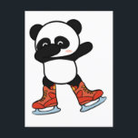 Koel deabbing Panda op ijskast Schaats Briefkaart<br><div class="desc">Cool Dabbing Panda op Ice Schaats Shoes,  Cute Beer Lovers,  Great Dab Dance Gift,  Gifts for Lovers of Pandas,  Cute Panda Dab Briefkaart.</div>
