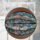 Koel decoratief houten gate, aanpasbaar basketbal