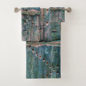 Koel decoratief houten hek bad handdoek (Insitu)