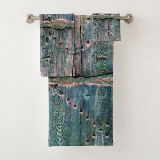 Koel decoratief houten hek bad handdoek (Insitu)