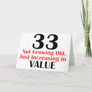 KOEL DESIGN VAN DE VERJAARDAG VAN 33 JAAR HET OUDE KAART