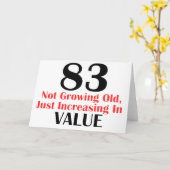 KOEL DESIGN VAN DE VERJAARDAG VAN 83 JAAR HET OUDE KAART (Gele Bloem)