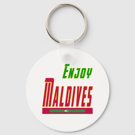 Koel Design voor Malediven Sleutelhanger (Voorkant)