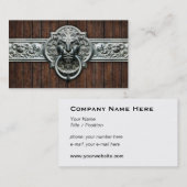 Koel  deurklopper #1A  Visitekaartje (Voorkant / Achterkant)