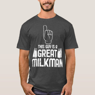 Koel deze man is een grote melkboer moeder t-shirt