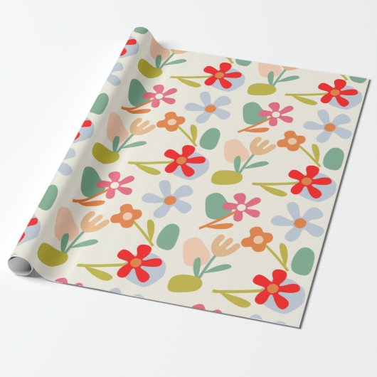 Koel die Abstract ziet Florentijns Ontwerp Cadeaupapier (Uitgerold)