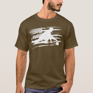 Koel die het Amerikaanse vlagontwerp omhelst: wint T-shirt