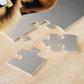Koel dier met zonnebril en een leren jas legpuzzel (Zijkant)