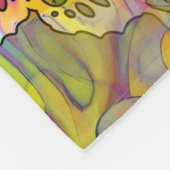 Koel dier naadloos patroon - Vlinders 1 Fleece Deken (Hoek)