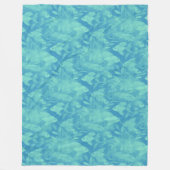Koel Dier Waterverf Patroon - Fish 2 Fleece Deken (Voorkant)