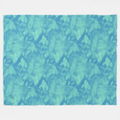 Koel Dier Waterverf Patroon - Fish 2 Fleece Deken (Voorkant (Horizontaal))