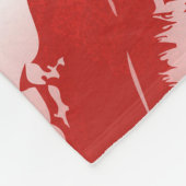 Koel dierlijk patroon - Draken 4 Fleece Deken (Hoek)