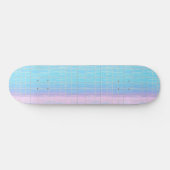 Koel Digitale Vaporwave Poolcore Roze Blauwe Patro Persoonlijk Skateboard (Horizontaal)