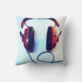 Koel Dj Headphones Kussen (Achterkant)