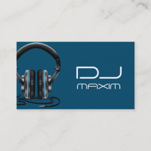 Koel DJ-muziek visitekaartje