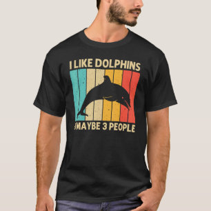 Koel dolfijn voor mannen Dolphins Beluga Whale S T-shirt