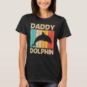 Koel dolfijn voor mannen Papa Dolphins Beluga Whal T-shirt (Voorkant)