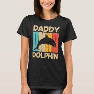 Koel dolfijn voor mannen Papa Dolphins Beluga Whal T-shirt