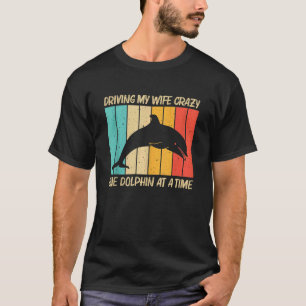 Koel dolfijn voor mannen Papa Dolphins Beluga Whal T-shirt