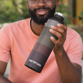 Koel donkerdere kleurencombinaties waterfles