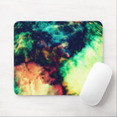 Koel donkerdonker Abstract rookpatroon Muismat (Met muis)