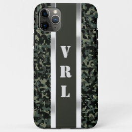 Koel donkergroen camouflage iPhone 11 Pro Max hoes