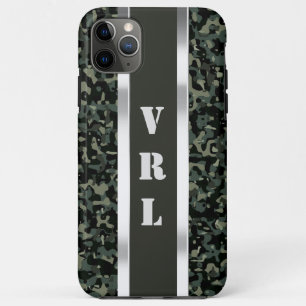 Koel donkergroen camouflage iPhone 11 Pro Max hoes