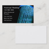 Koel douche waterleiding visitekaartje (Voorkant / Achterkant)