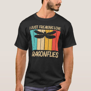 Koel dragonfly voor mannelijke ritten t-shirt