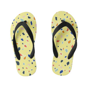 Koel drukslippers, artistiek kinder teenslippers