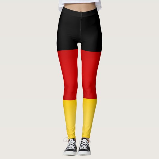 Koel Duitsland vlag-Mode Leggings (Voorkant)
