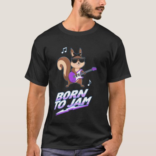 Koel Eekhoorn Rockster T-shirt (Voorkant)