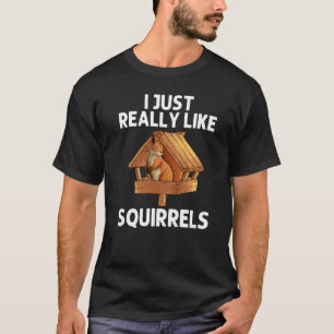 Koel eekhoorn voor mannen Chipmunk Zookeeper Ani T-shirt