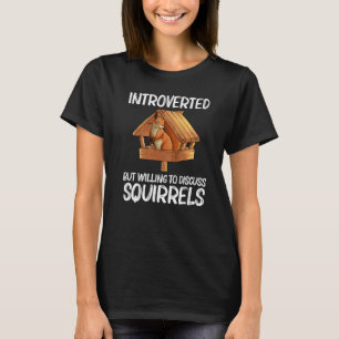 Koel eekhoorn voor mannen Chipmunk Zookeeper Ani T-shirt