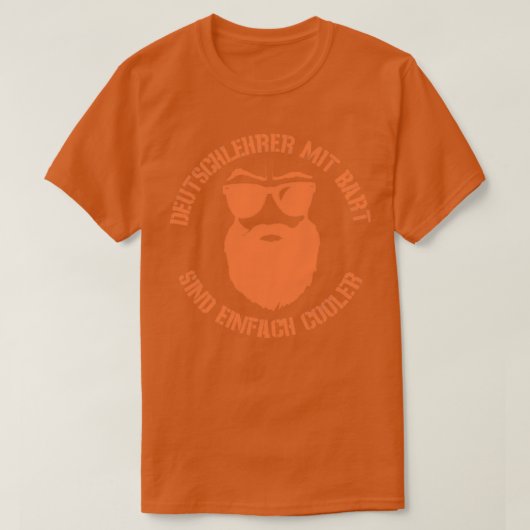 Koel een Duitse leraar met een volle baard Classic T-shirt (Design voorkant)