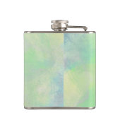 Koel een leuke waterverf met een koele bloem heupfles (Achterkant)